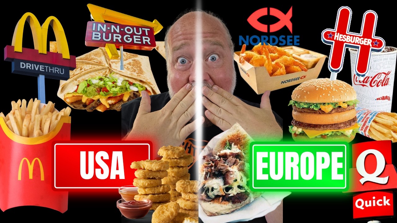 Must-try fast food options across Europe