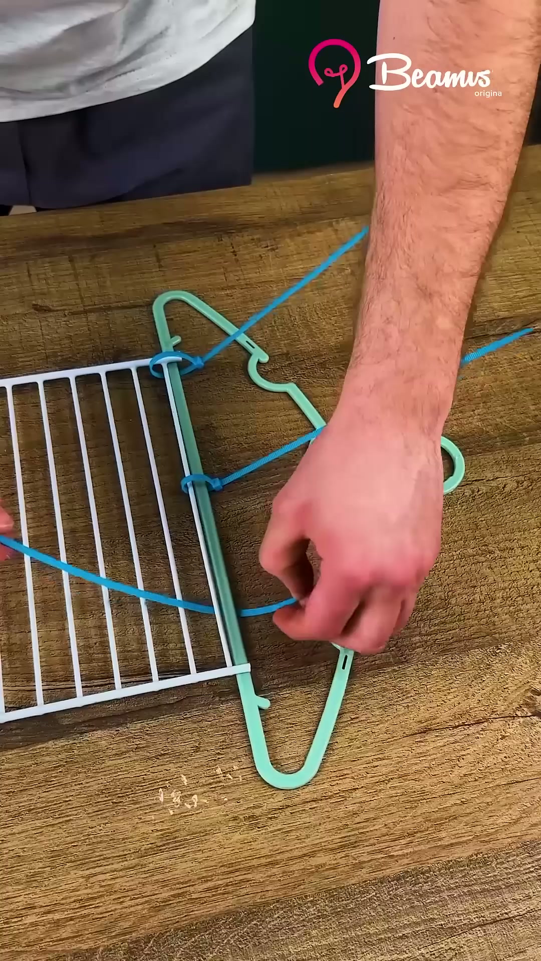 DIY drying rack hack #creative #smart #dryingrack #trick
