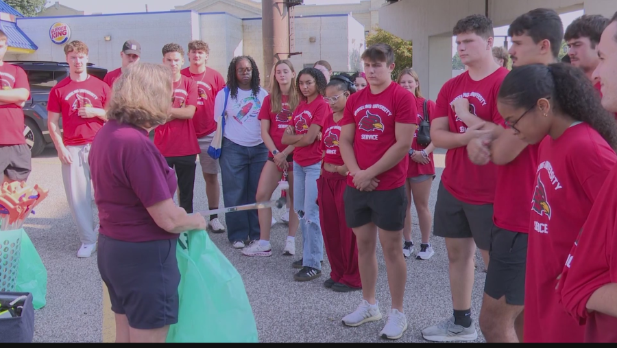 Wheeling University freshmen clean up neighborhoods during annual Day ...