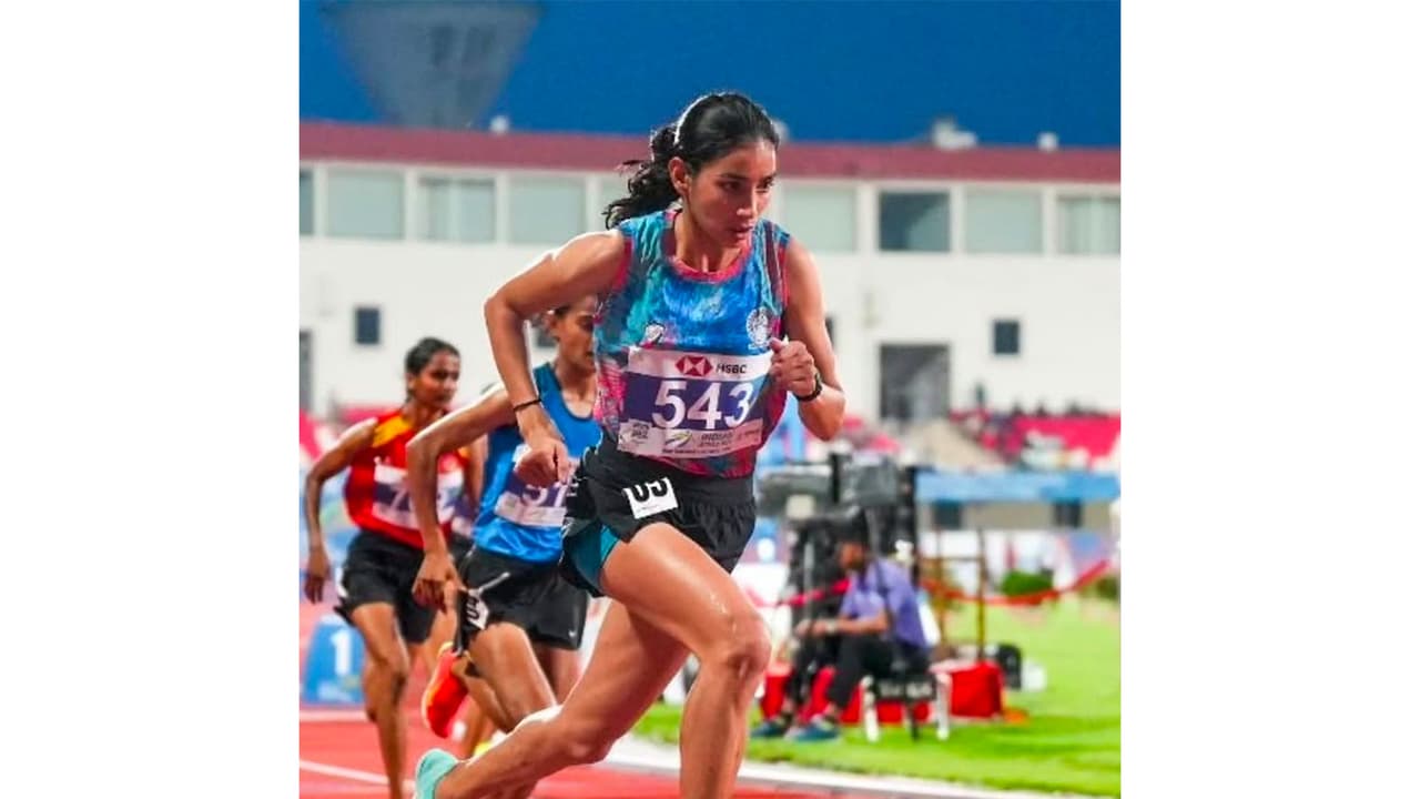 SAI athlete Pooja Olla wins 1500m gold at World Athletics Tour