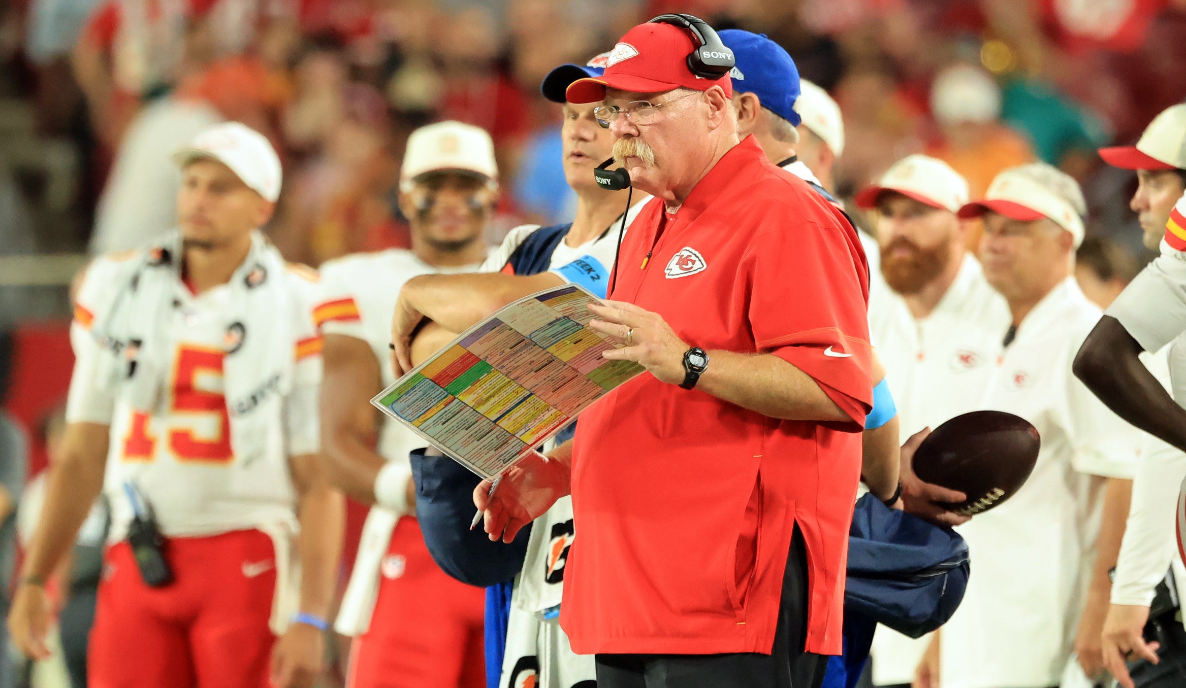 Kansas City Chiefs HC Andy Reid provides injury updates following ...