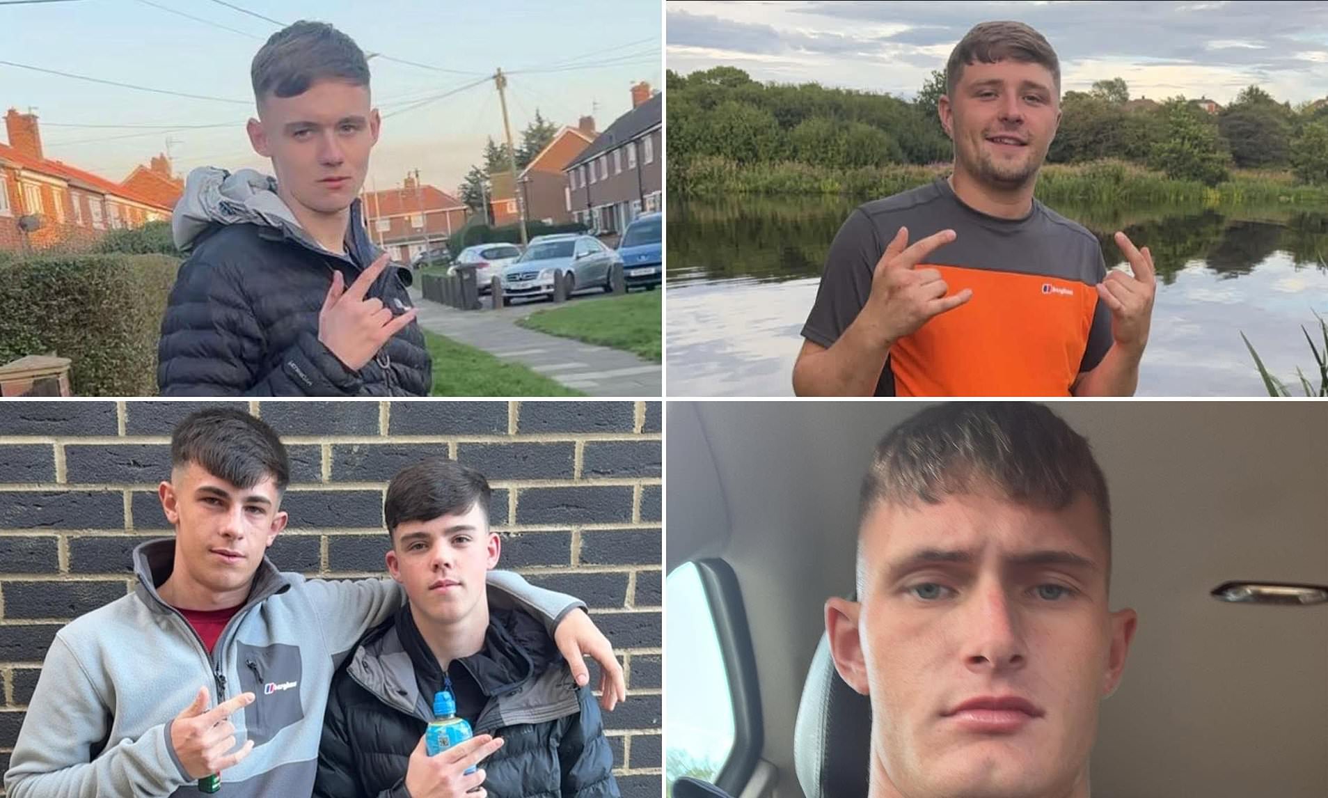Pictured: Five men killed in 'TikTok joyride' crash after smashing into police car