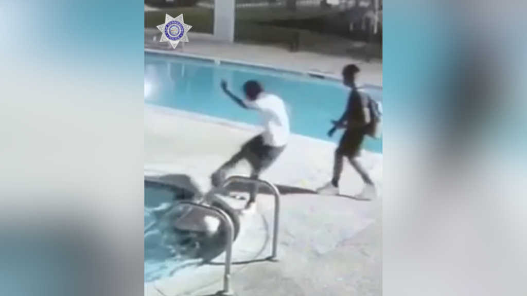 2 teens arrested for unprovoked assault, theft at San Bernardino apartment hot tub