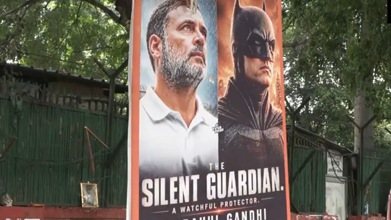 ‘Silent guardian’: Rahul Gandhi cast as ‘real-life Batman’ in posters ...