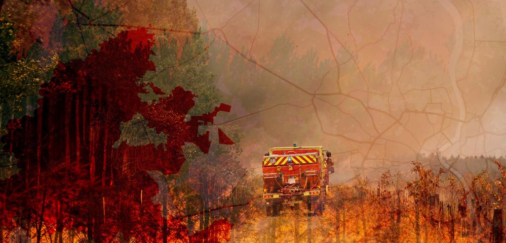 Pine-cone grenades and planet-baking carbon: The French fires 170 years in the making – a visual guide