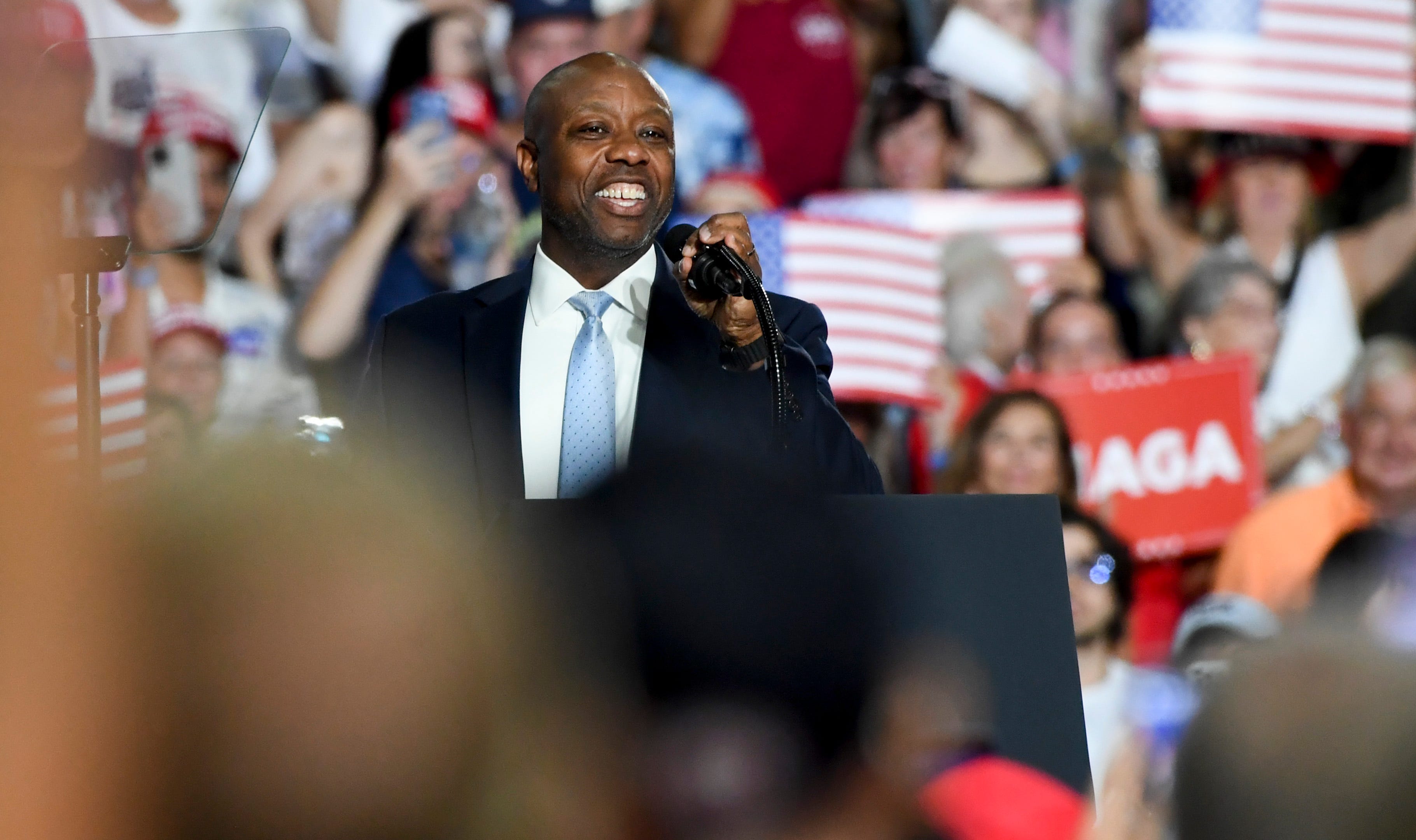 Sen. Tim Scott calls Darline Graham 'real deal' after debate gaffe