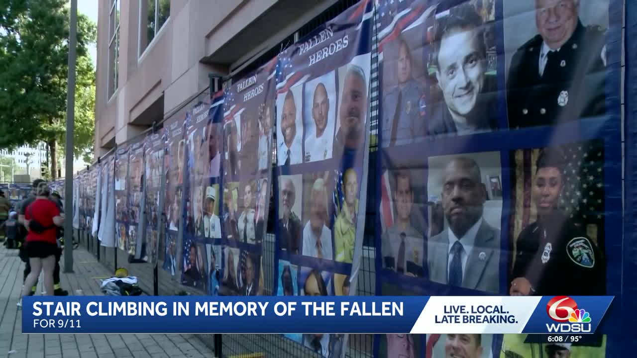 Stair climb in memory of the fallen