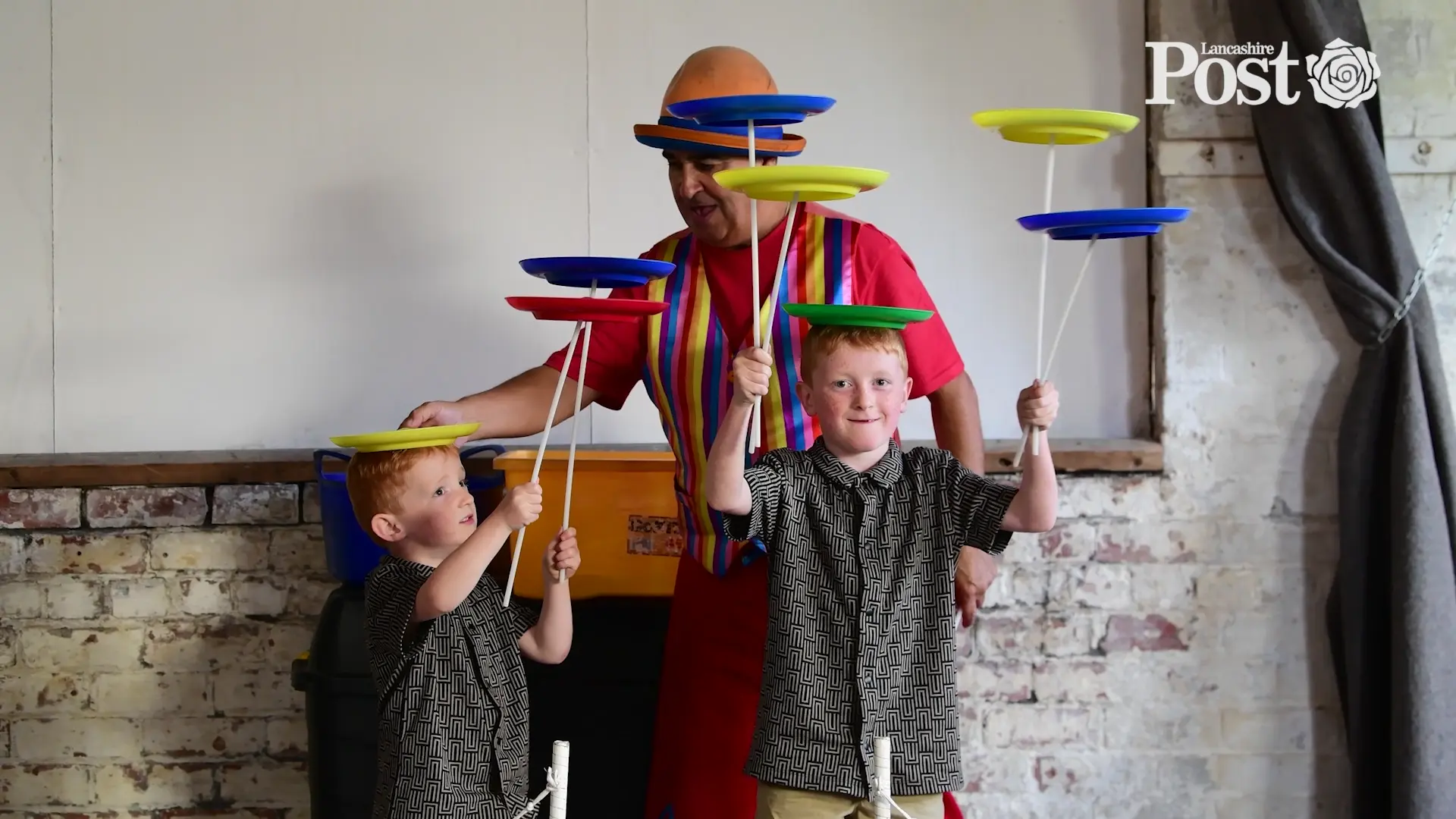 Circus fun takes centre stage at Chew's Yard in Preston