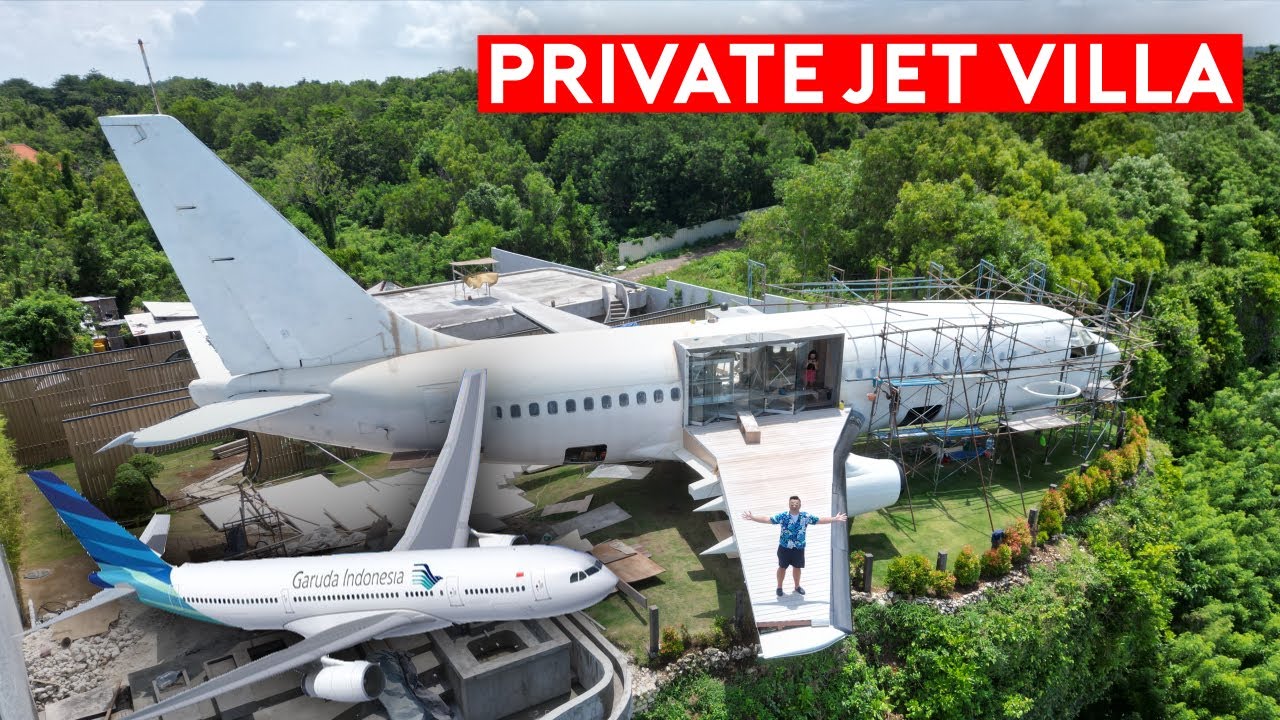 Inside Bali’s 737 private jet villa + Garuda business class