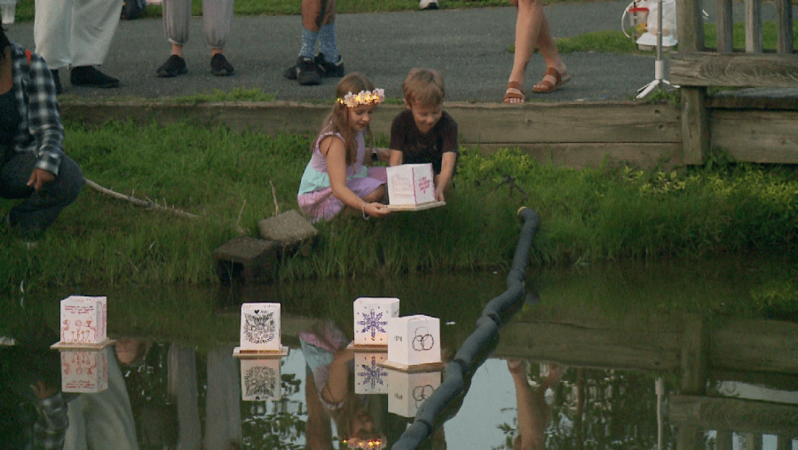 Photos: Water Lantern Festival lights up Dorey Park