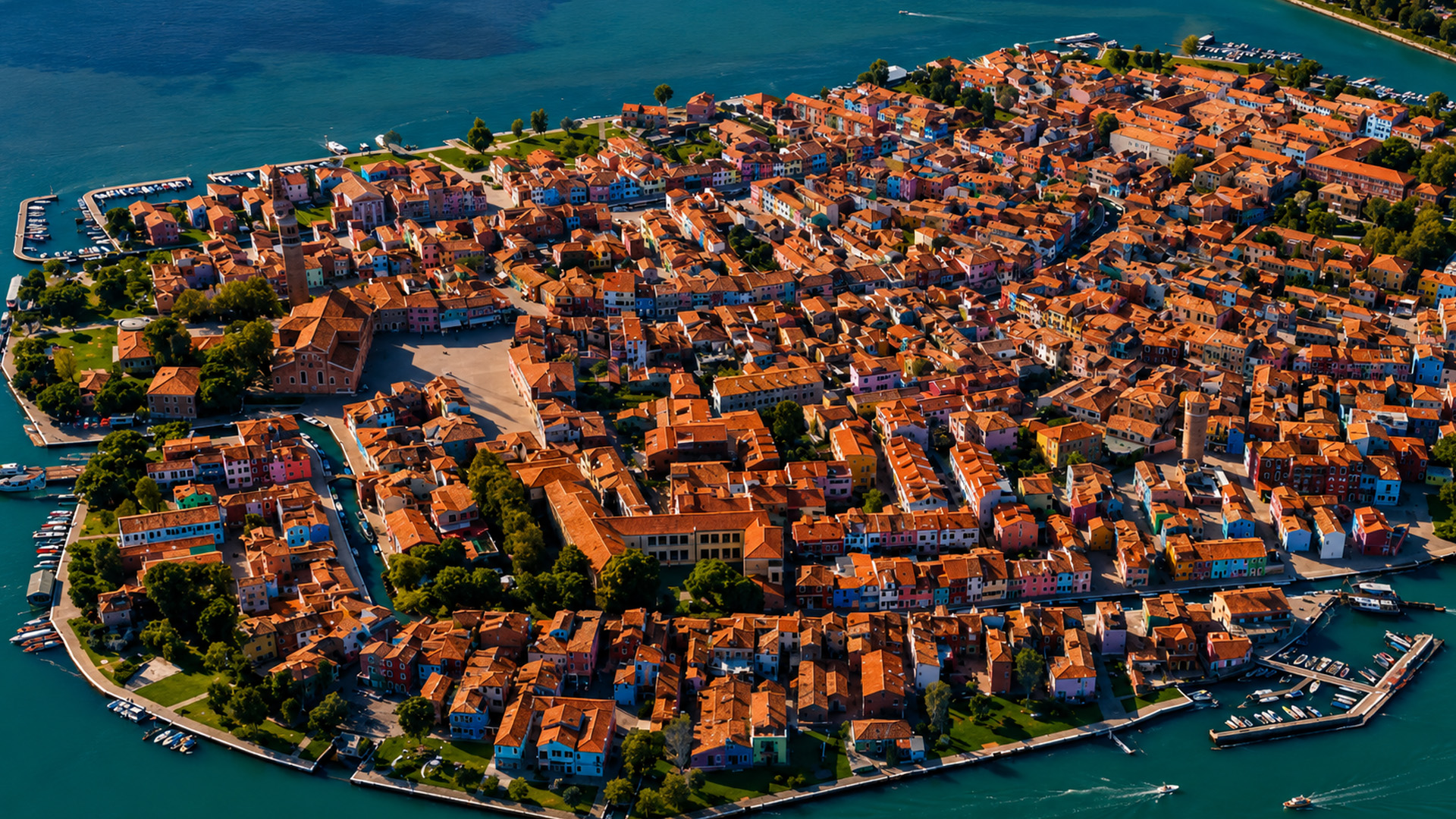 Colorful Burano Island in Venice