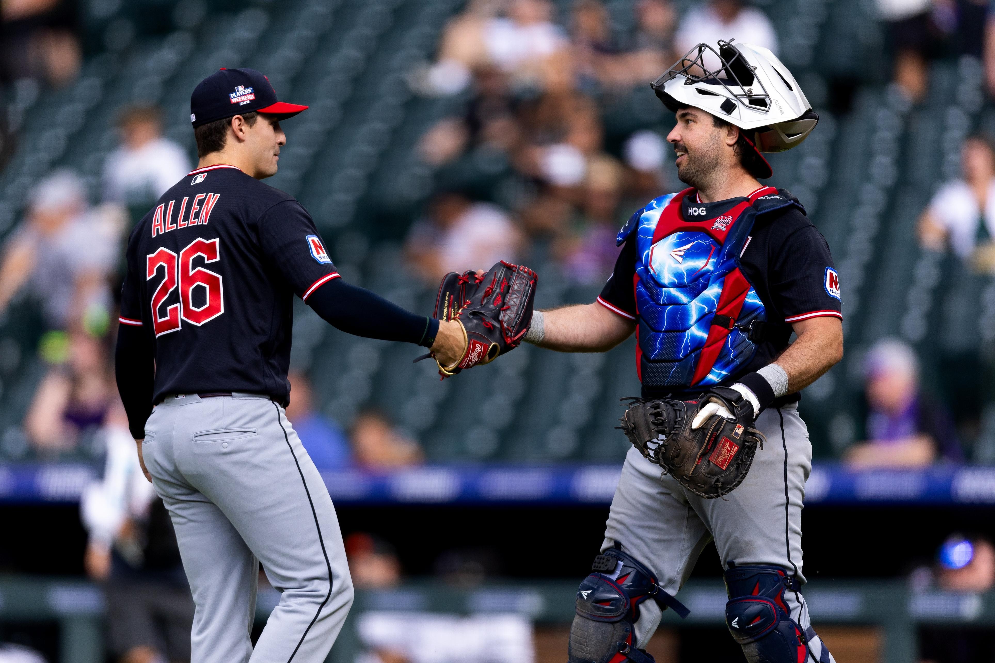 Guardians sweep Rockies