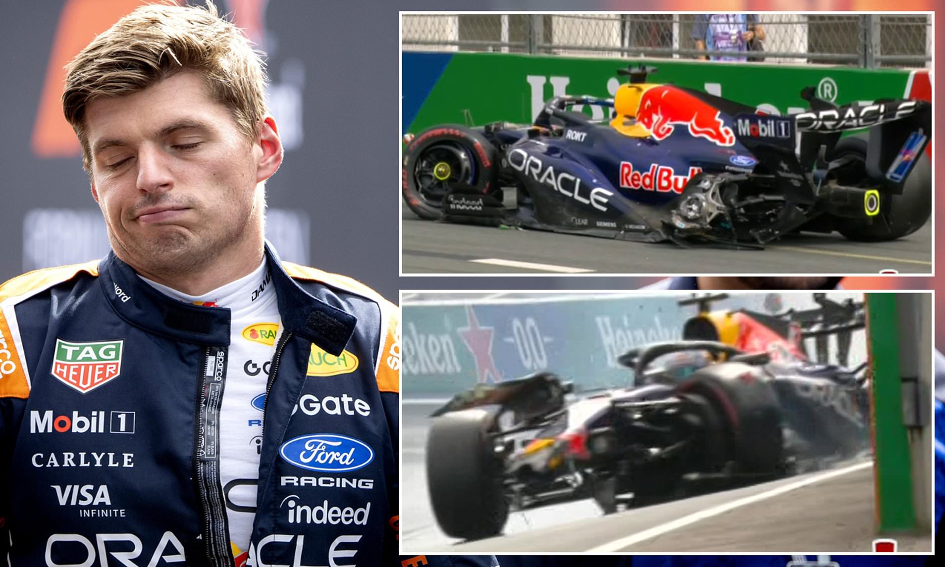 Verstappen suffers high-speed smash on opening lap of Dutch Grand Prix - before Norris claims win