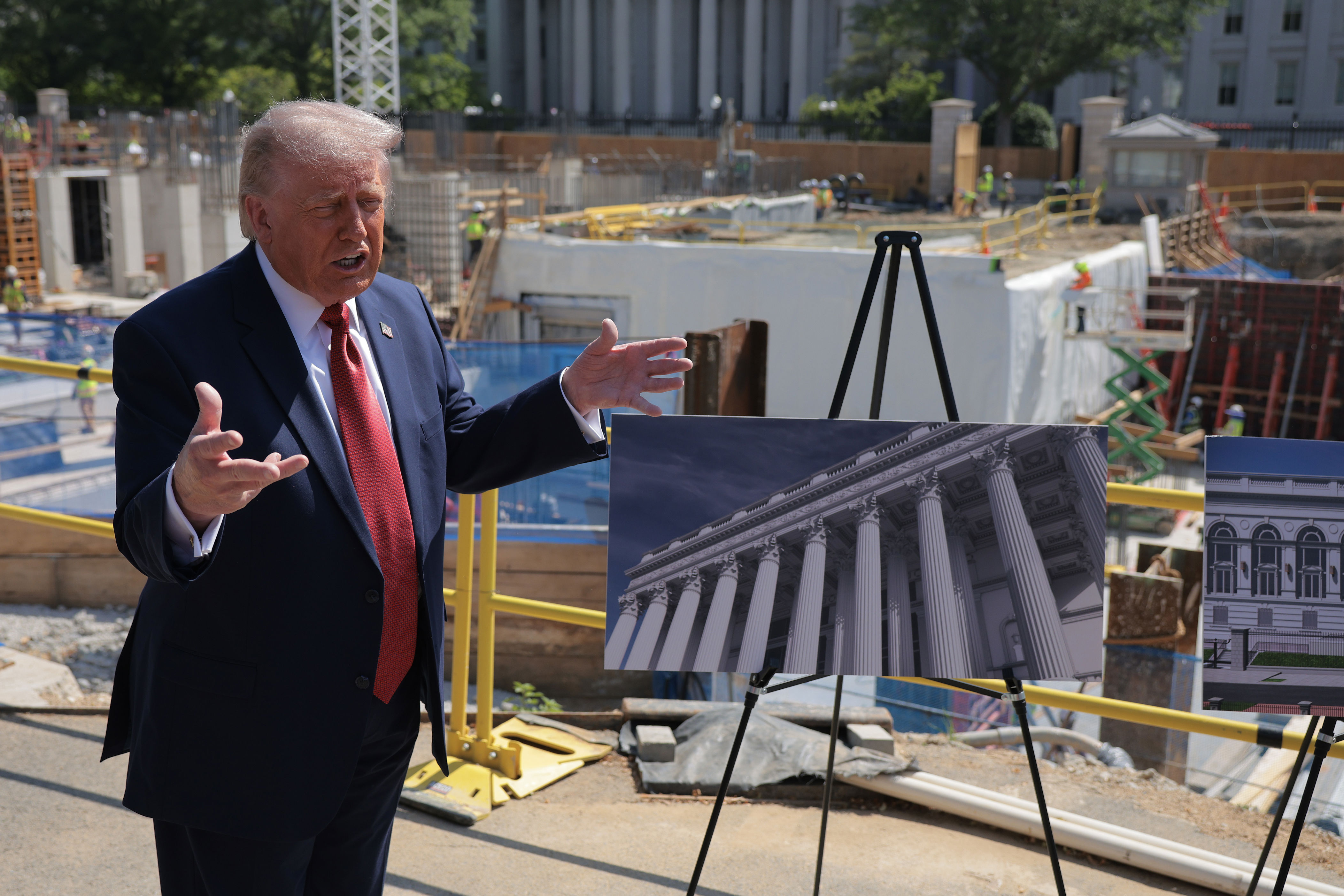 Secret White House bunker undercuts Trump's ballroom lawsuit, ex-officials say