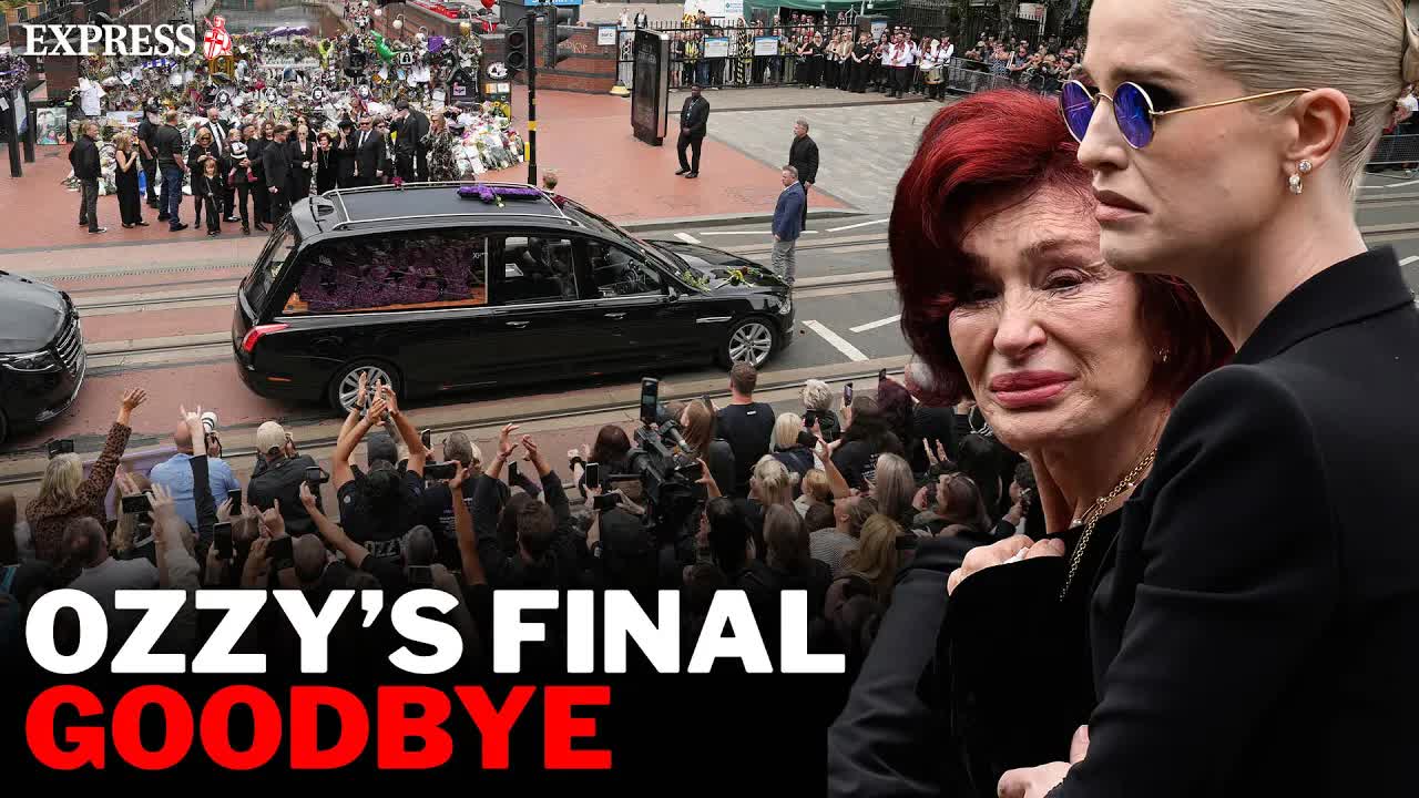 Thousands mourn Ozzy Osbourne at emotional funeral procession in Birmingham
