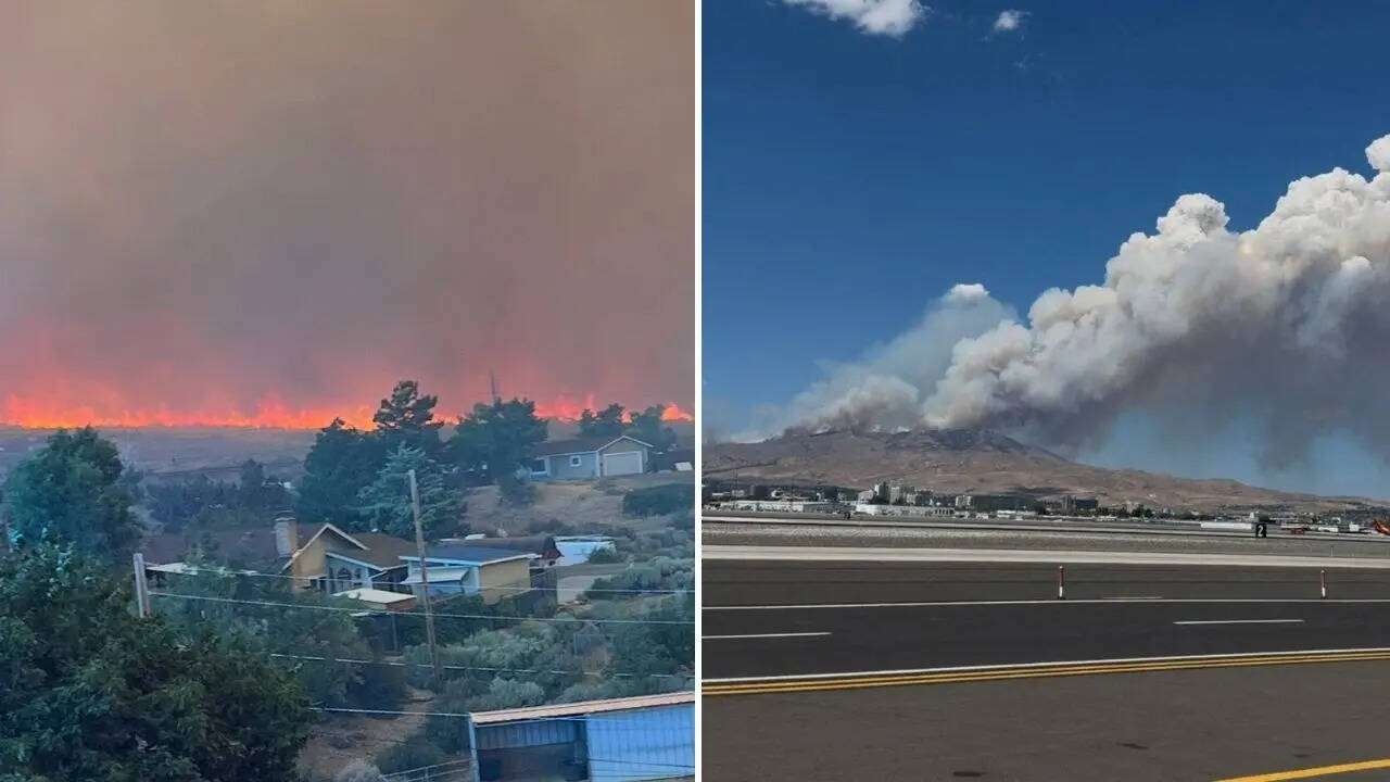 Reno Hawk fire latest evacuation map: Blaze explodes to 10,500 acres ...