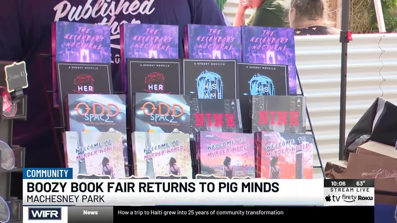 Boozy book fair returns to Pig Minds Brewing Co.