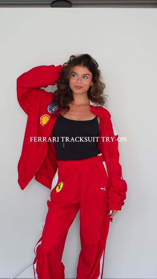 Forza Ferrari tracksuit fit check