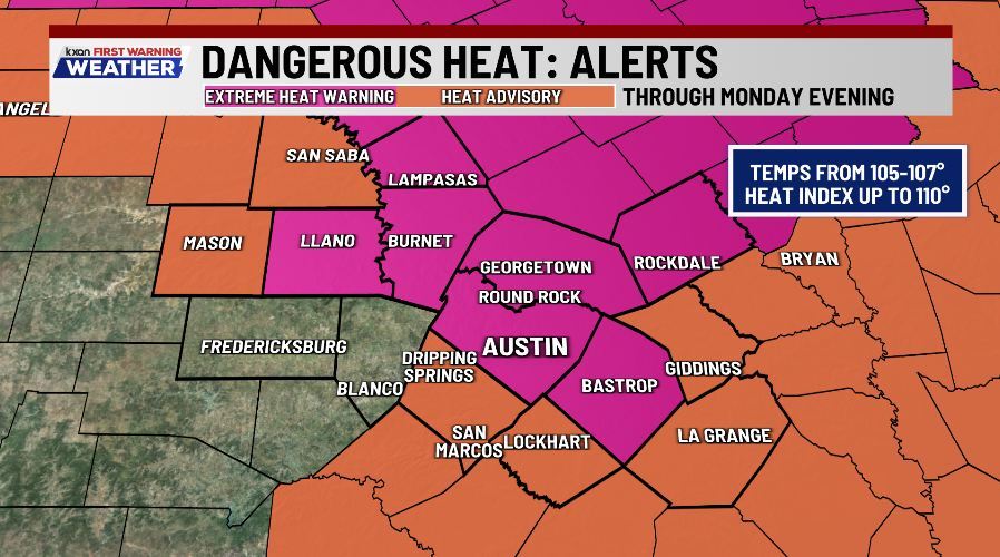 Dangerous heat continues through the week