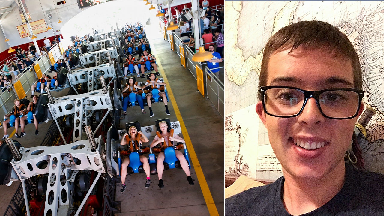 The X2 ride, which allegedly caused Christopher Hawley to sustain fatal head trauma, features seats that rotate 360 degrees. Getty Images