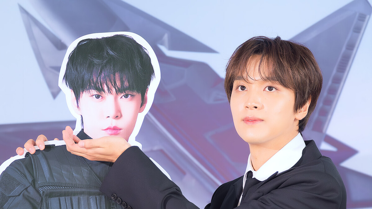 [HD포토] NCT 127 해찬, '도영이 형 아궁빵' (Blingy 기자간담회)