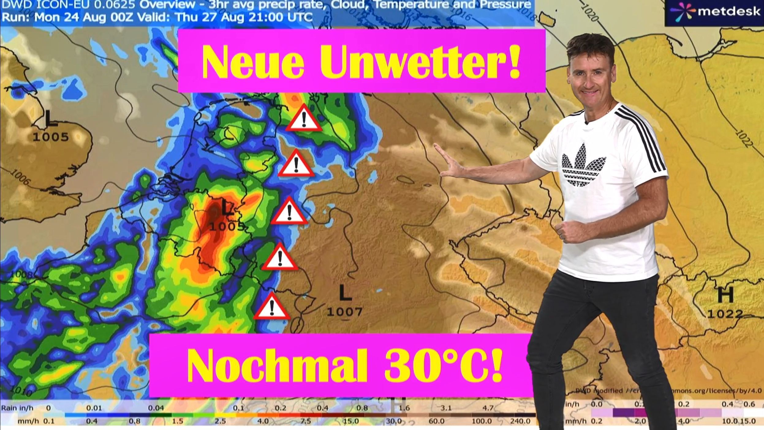 Nochmal 33 Grad! Deutschland schwitzt – dann kommt der Gewitter-Hammer ...