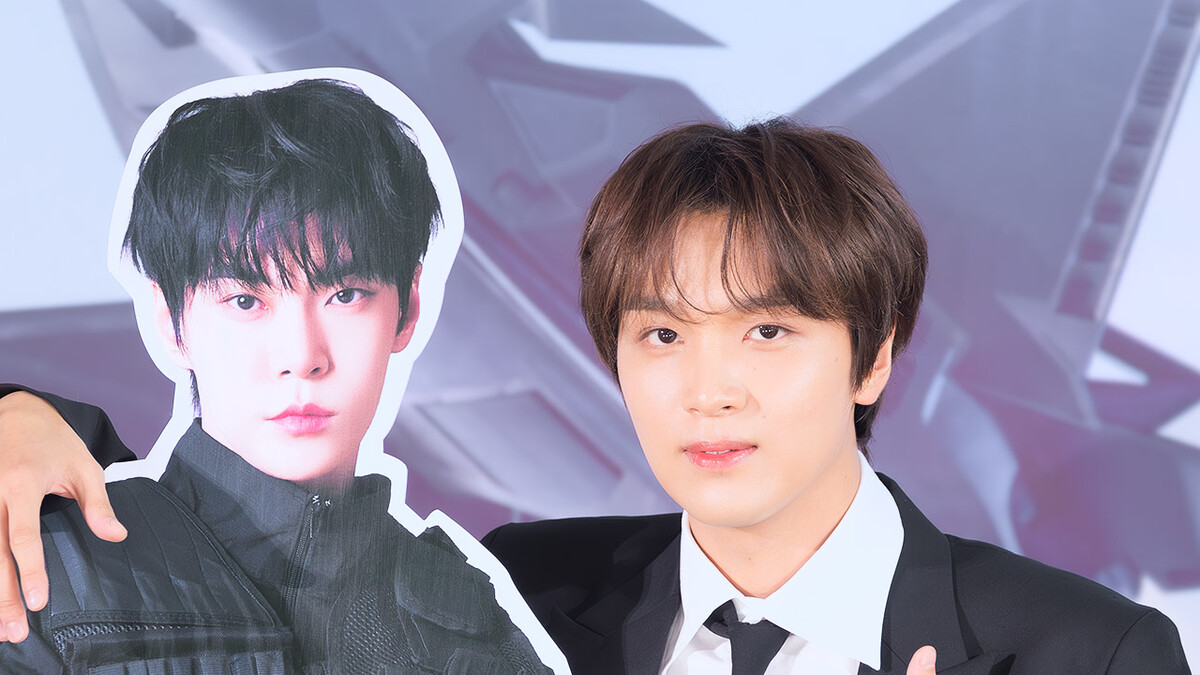 [HD포토] NCT 127 해찬, '도영이 형 전화해~' (Blingy 기자간담회)