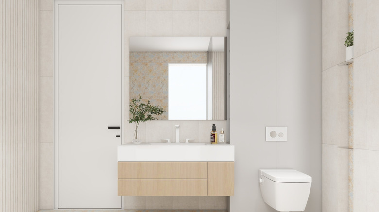 Skip the tile: The creative way to add natural charm to a bathroom