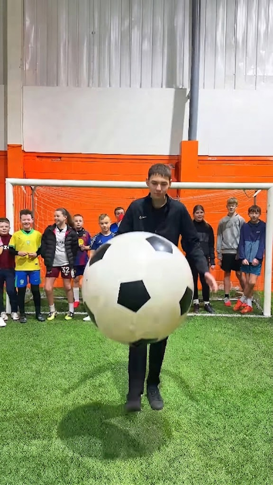 Earning cash prizes with every successful football kick-up attempt