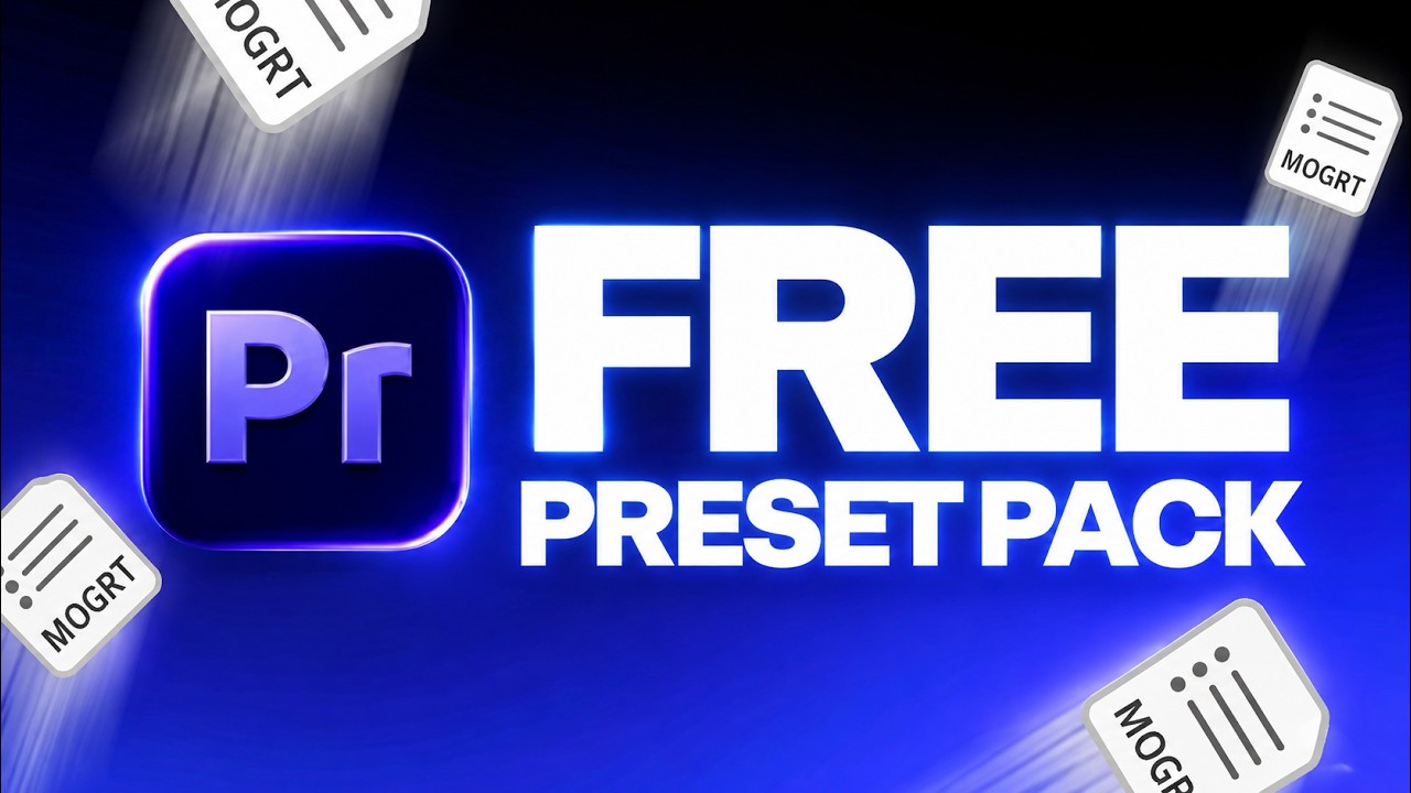 80+ free Premiere Pro MOGRTs for video editors