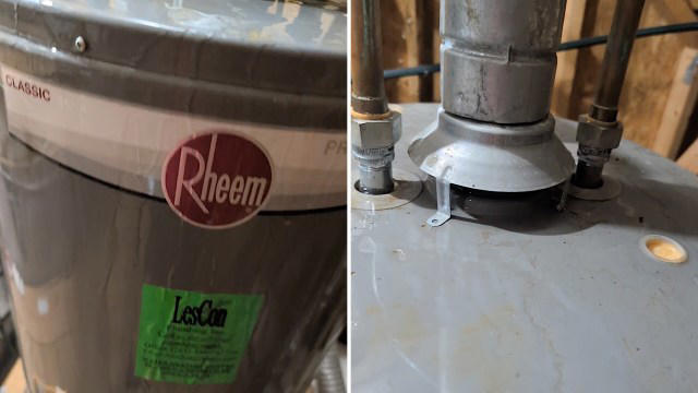 After hot water went out overnight, homeowner finds leak at the top of ...
