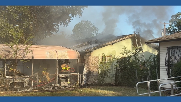 Crews cut hole in roof of east-side home during fire, SAFD says