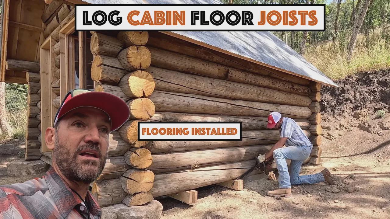 #888 - Filter problems with new off grid well, log cabin floor joists ...