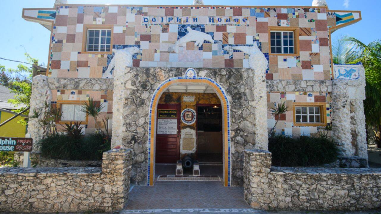 In 1993, a Bahamas artist began covering his home with shells, bottles ...