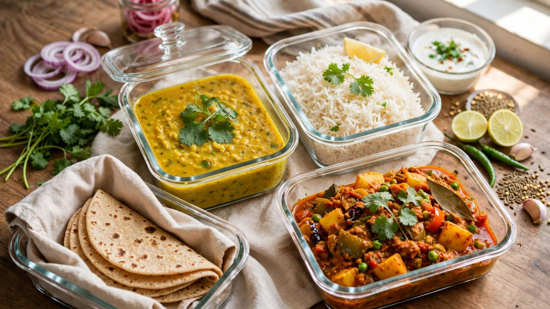 How to meal prep Indian dishes without sacrificing freshness