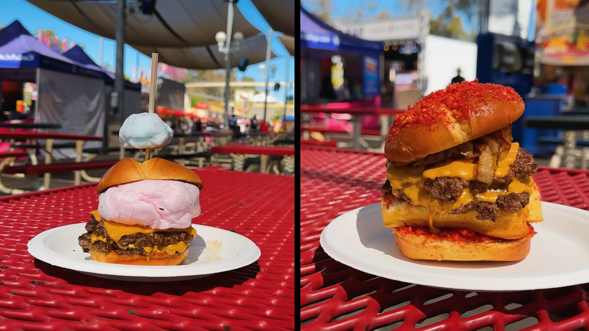 California has lost control... cotton candy burgers... corn dog sushi ...