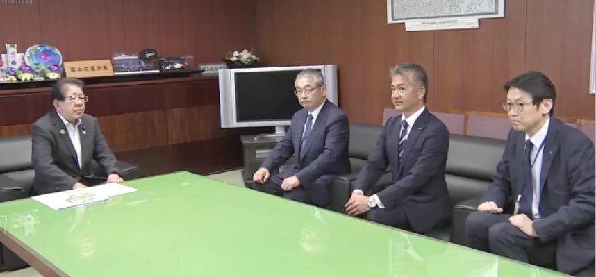 北陸新幹線「桂川案」JR西社長が国交大臣と面会し国への要望伝える