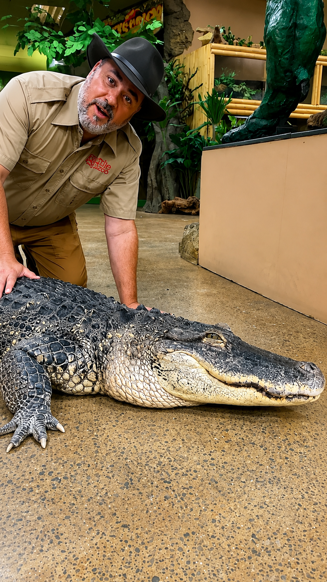 Most people misunderstand alligators... this handler shows the truth ...