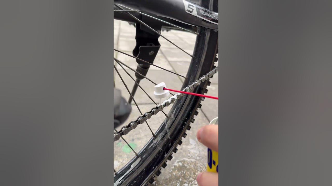 Bicycle Chain Lubricate Method #easy #bikechain #lubrication