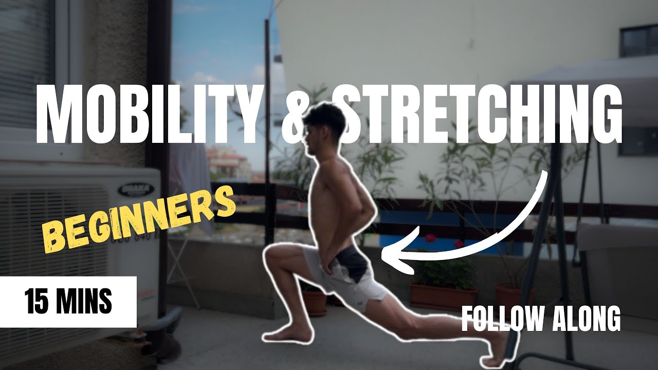 15 minute beginner stretching and mobility routine for better flexibility