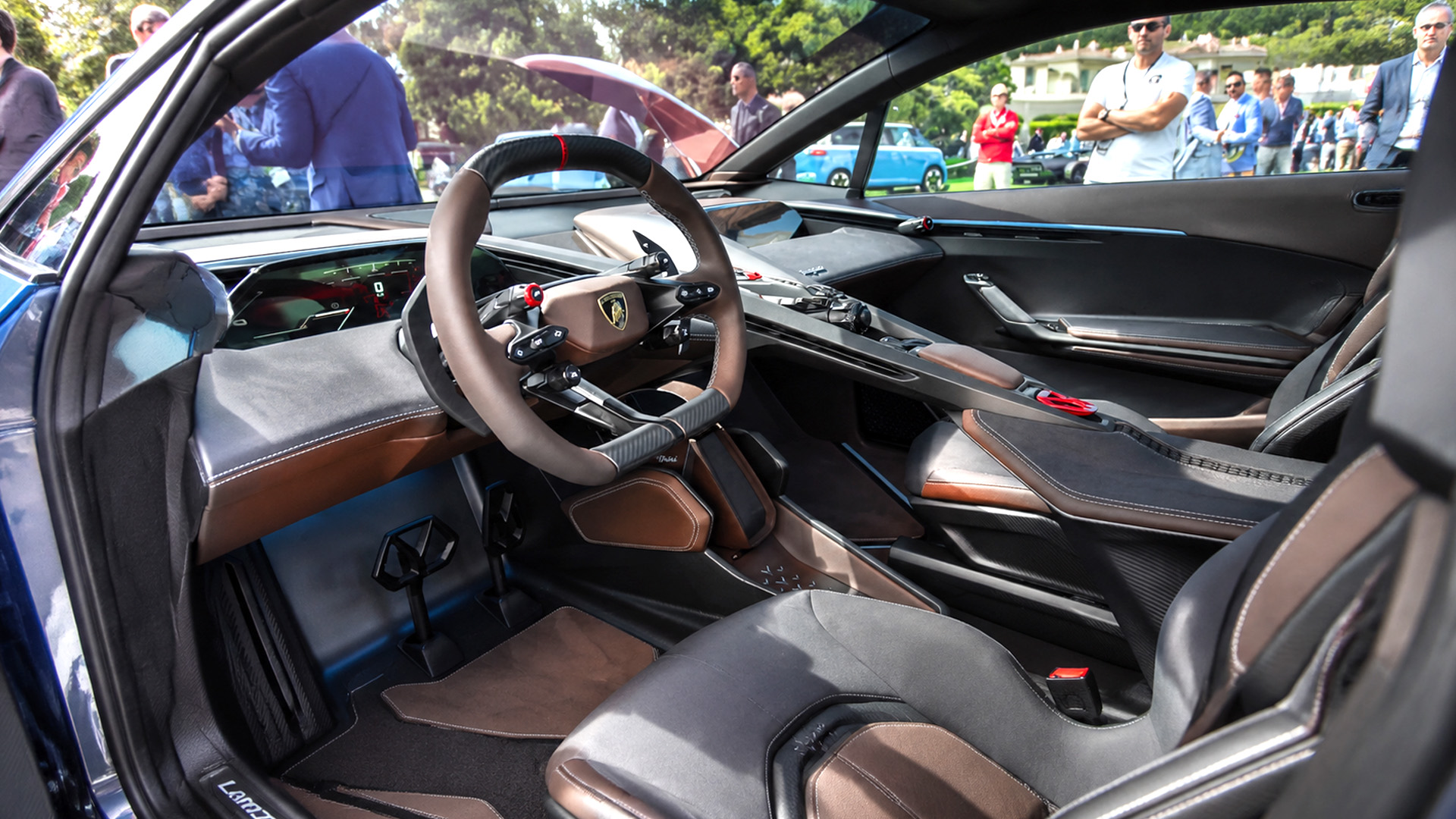 Lamborghini Lanzador concept reveals a futuristic electric interior