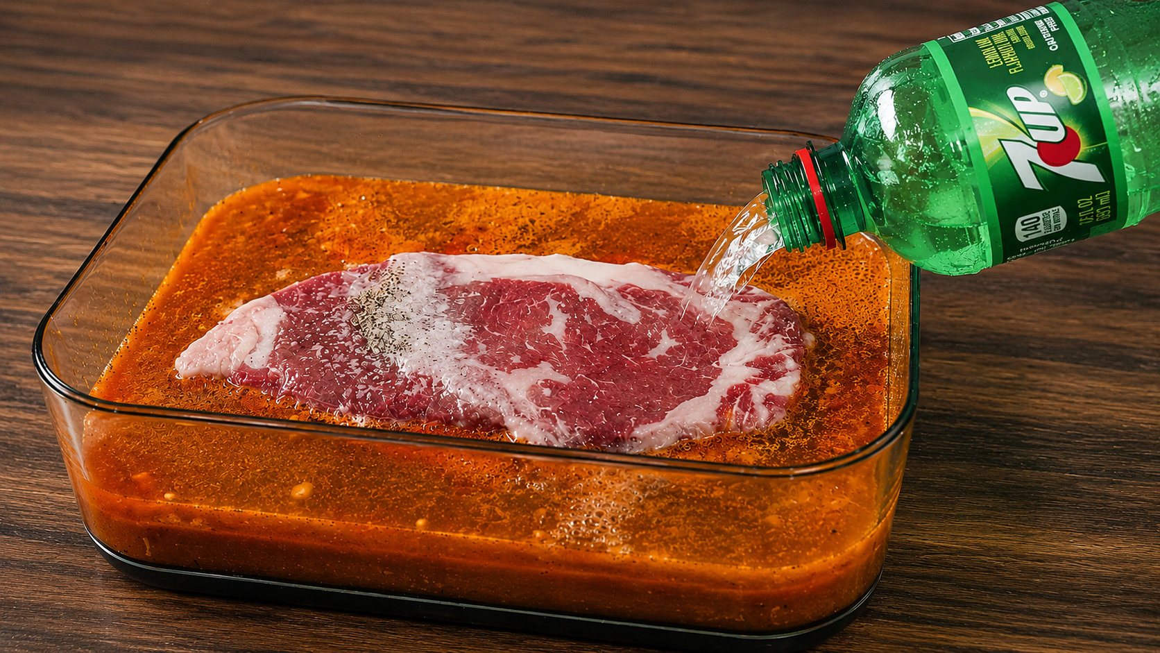 They said 7up makes all meats better... so they tried