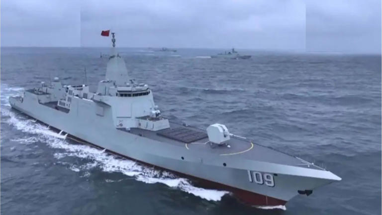 China commissions new 3900-ton Type 054A frigate with multi mission ...