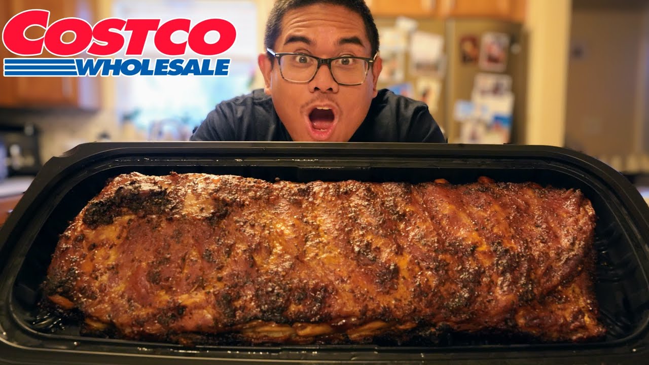 Eating Costco ribs for the first time