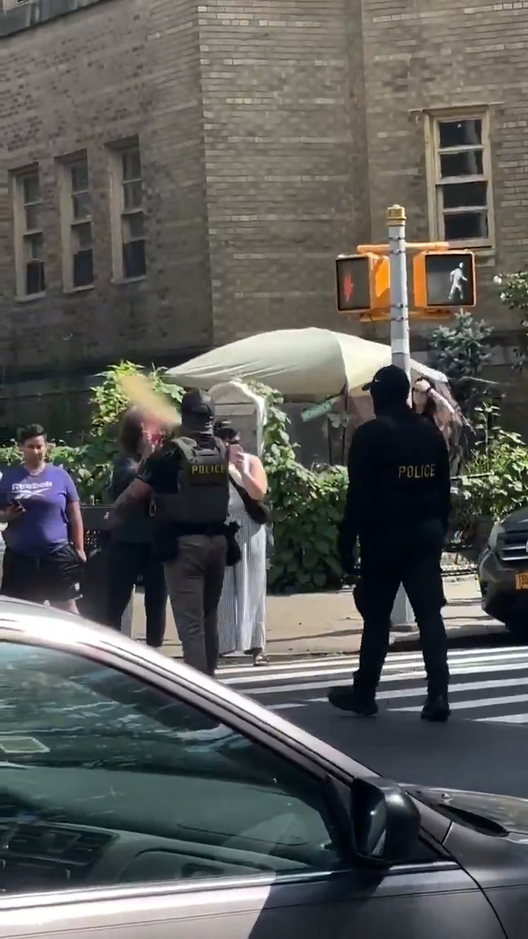 Filming ICE ends in pepper spray