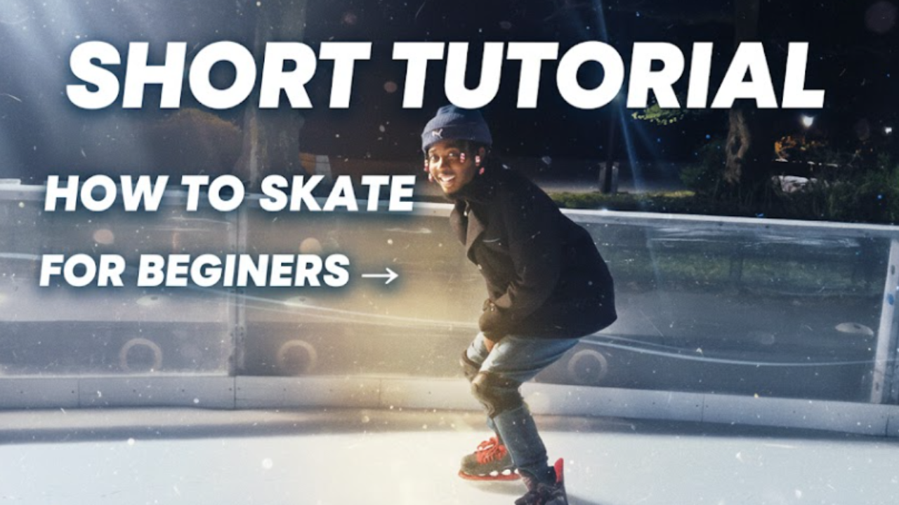 Quick ice skating tutorial for complete beginners