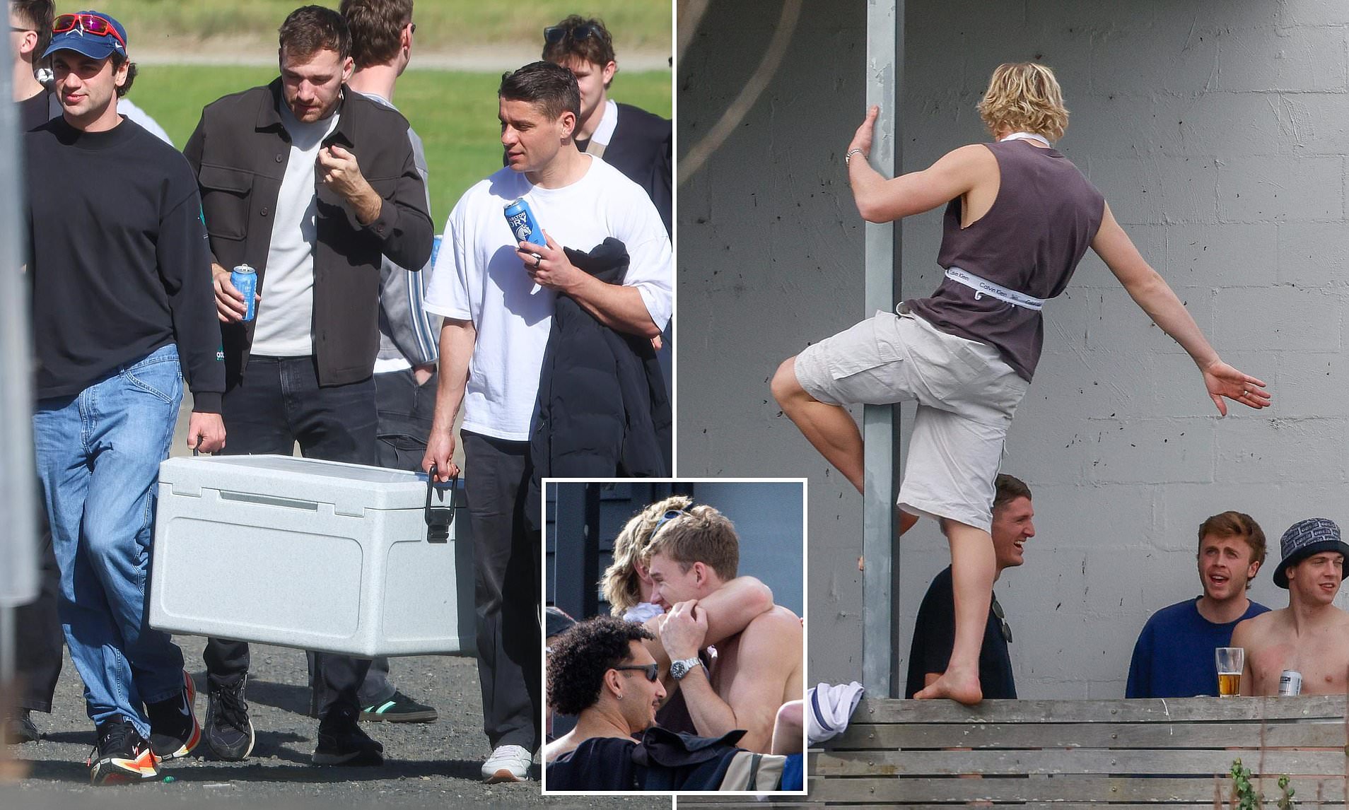 AFL players cut loose in 'Mad Monday' celebrations amid the Sydney Swans scandal