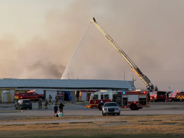 Austin fire today: Massive blaze breaks out at flea market injuring 2 ...