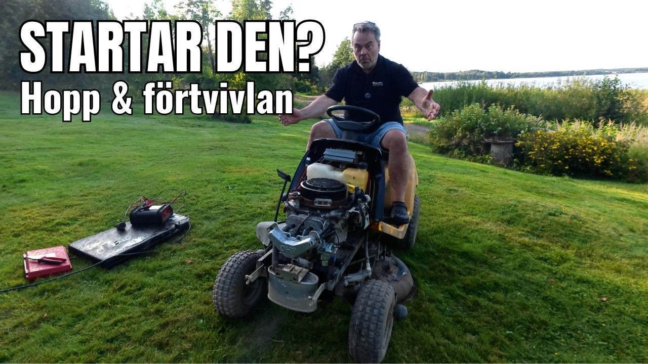 Gräsklipparen vaknar till liv efter stor motorrenovering