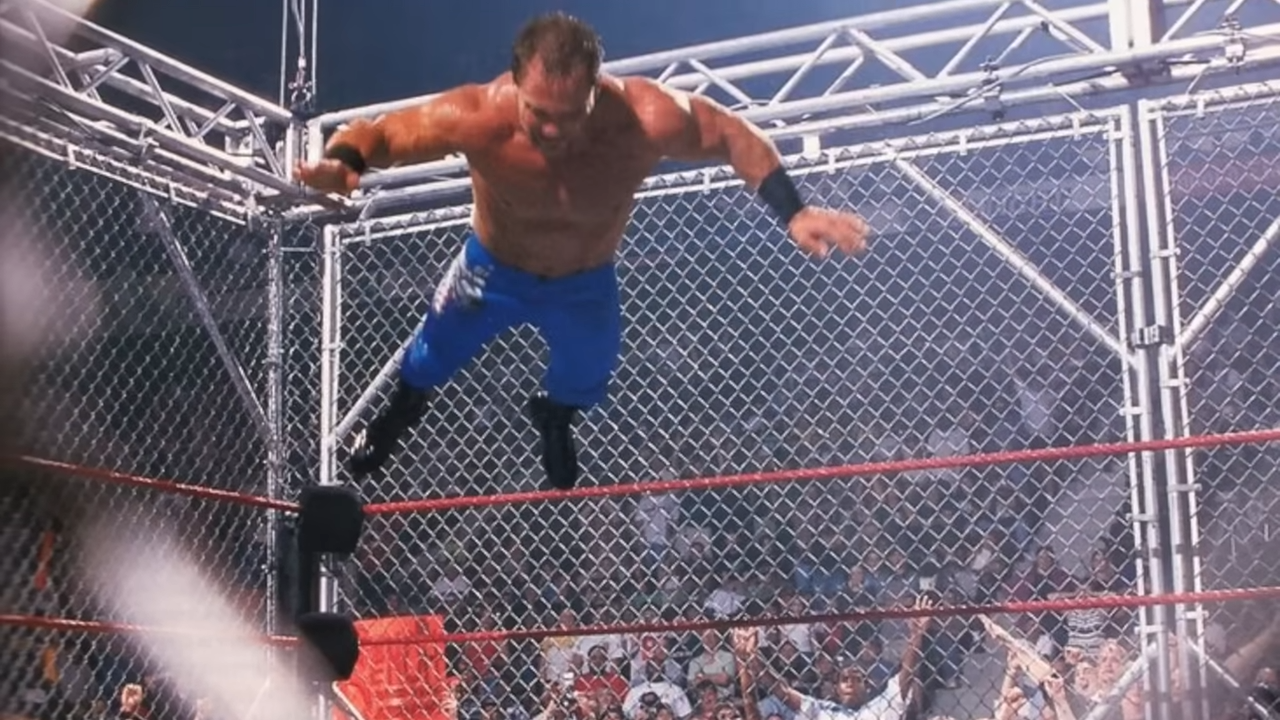 Kurt Angle Hid His Cage Moonsault From Vince McMahon — Vince Slapped ...